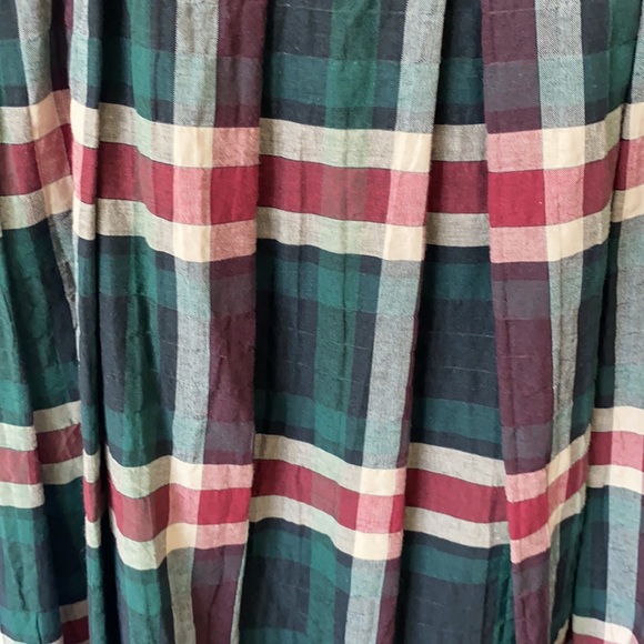 Plaid midi skirt - Picture 3 of 4